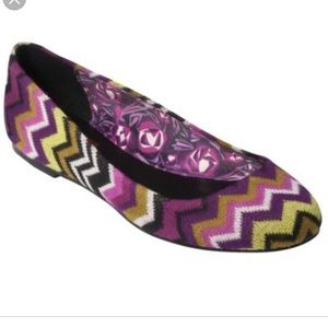 Missoni for target NIB BALLET FLATS
